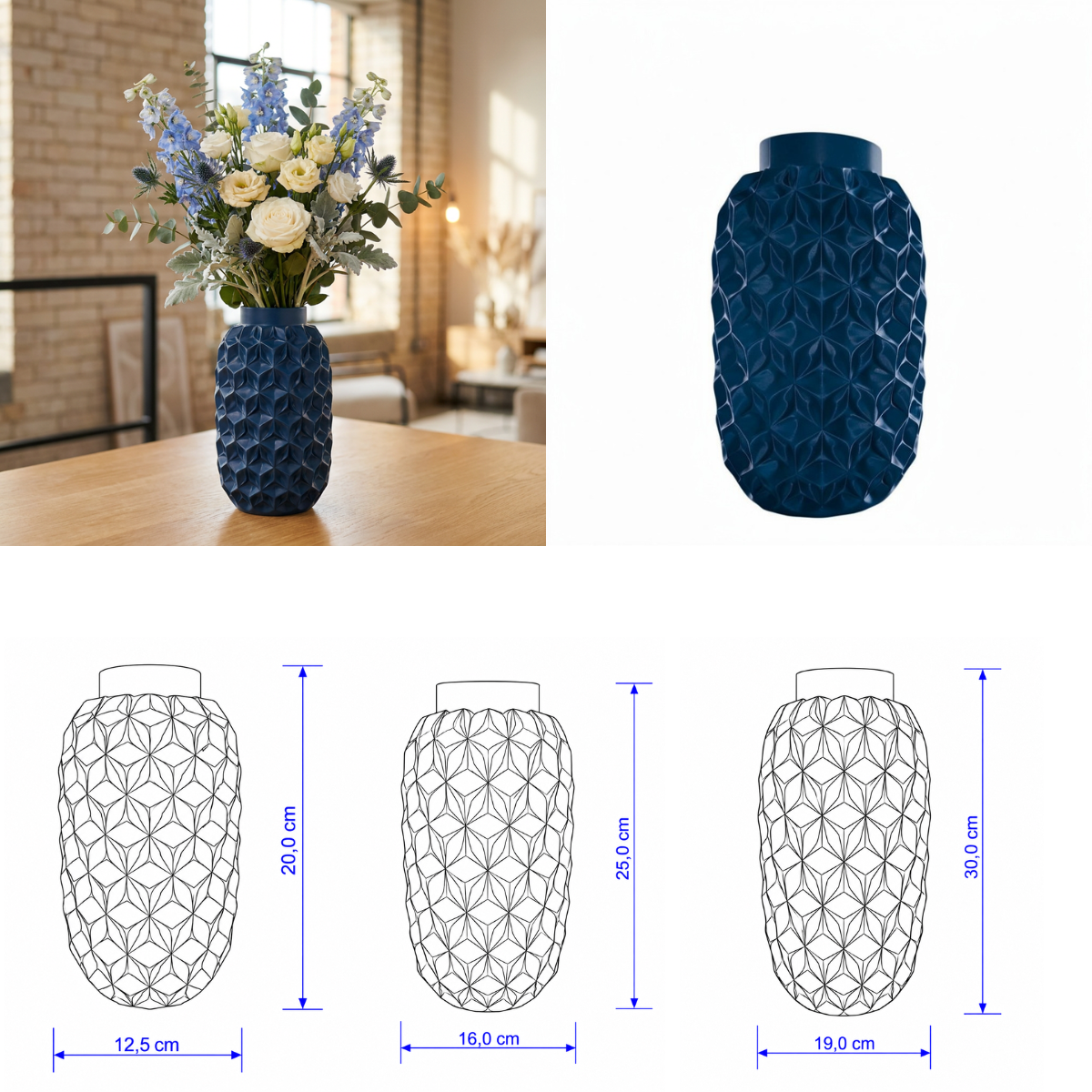 Prismavaas Collectie 20 ,25 en 30 cm vanaf