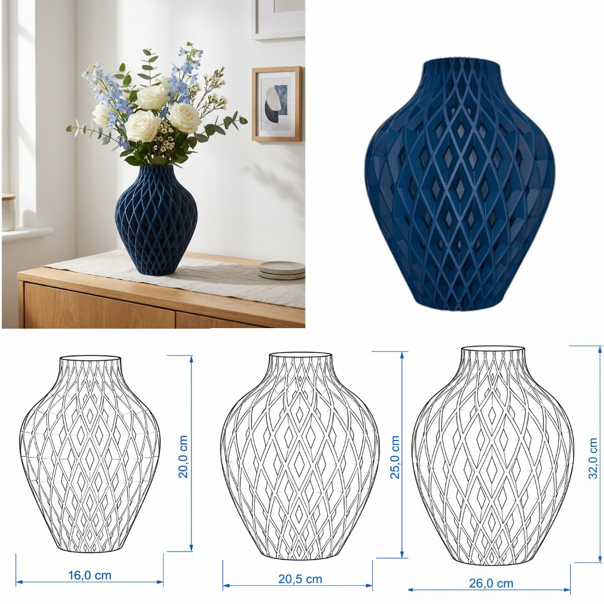 Diamora vaas  Collectie vanaf