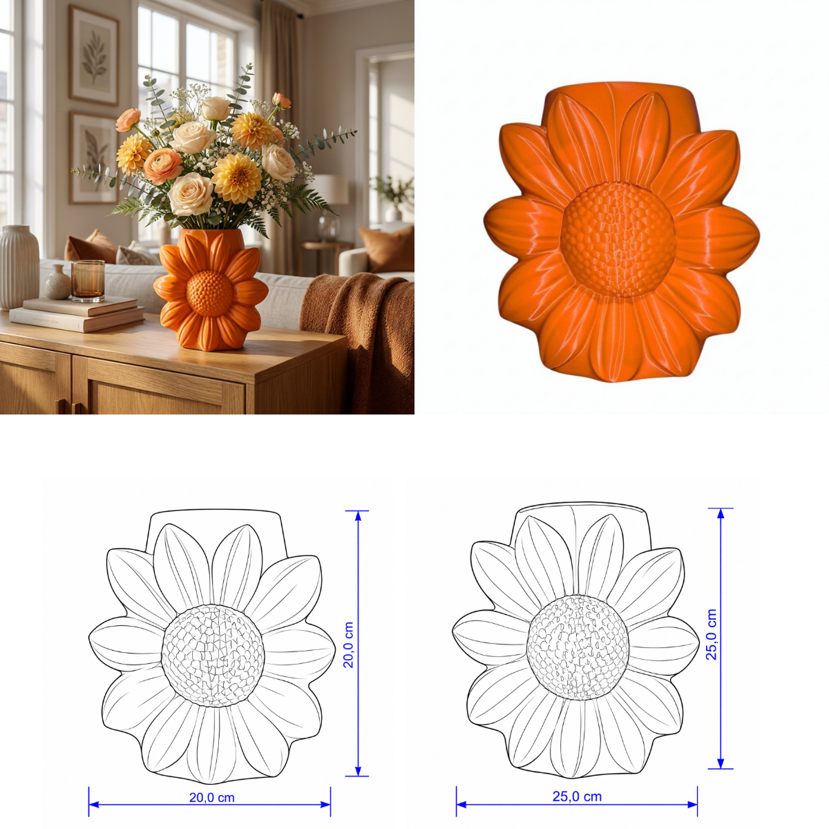 Sunora collectie 20 en 25 cm