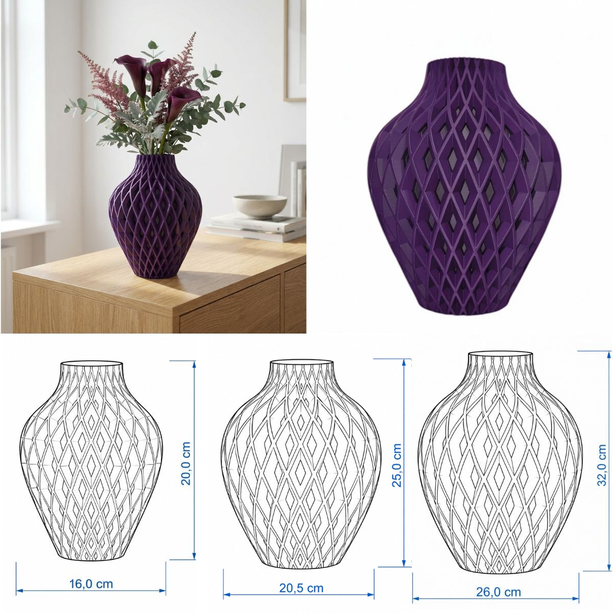 Diamora vaas  Collectie vanaf