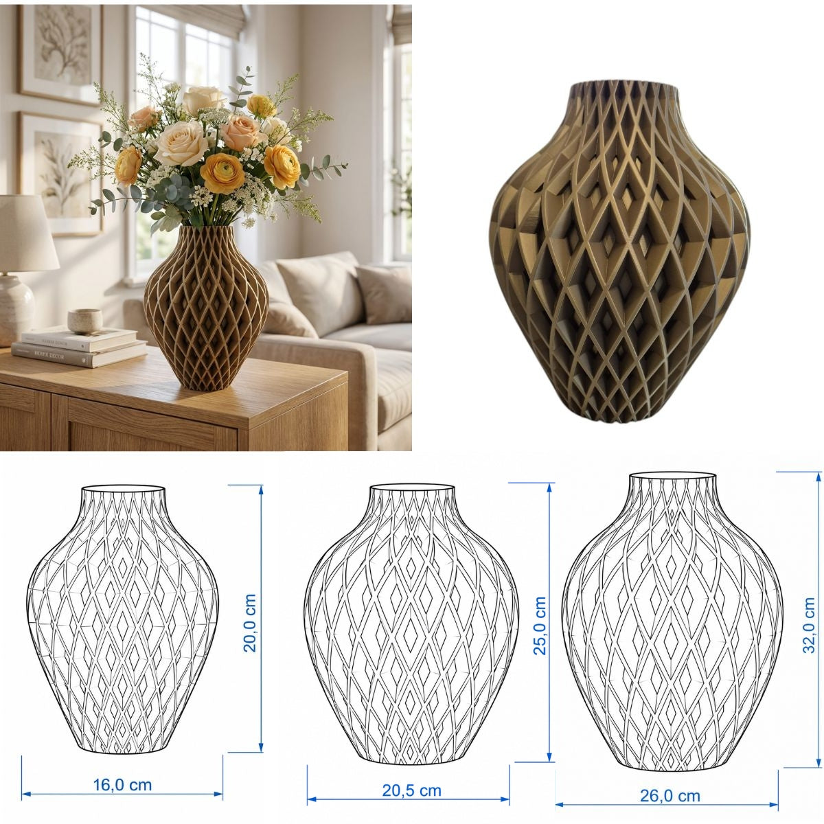 Diamora vaas  Collectie vanaf
