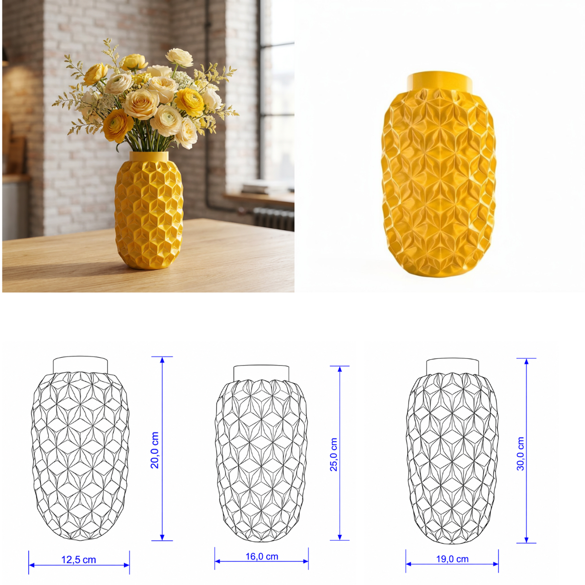 Prismavaas Collectie 20 ,25 en 30 cm vanaf