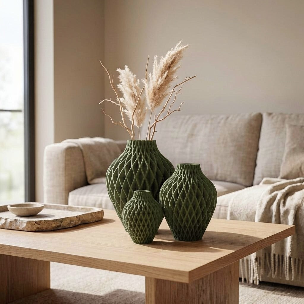 Diamora Set – 3-delige designvazenset