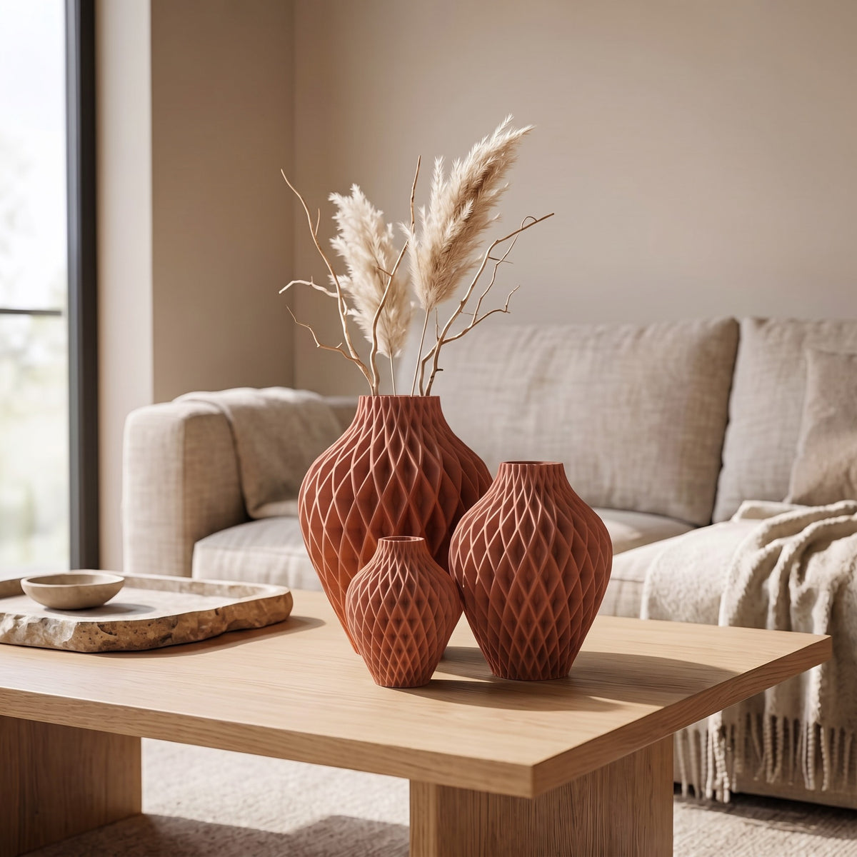 Diamora Set – 3-delige designvazenset XL