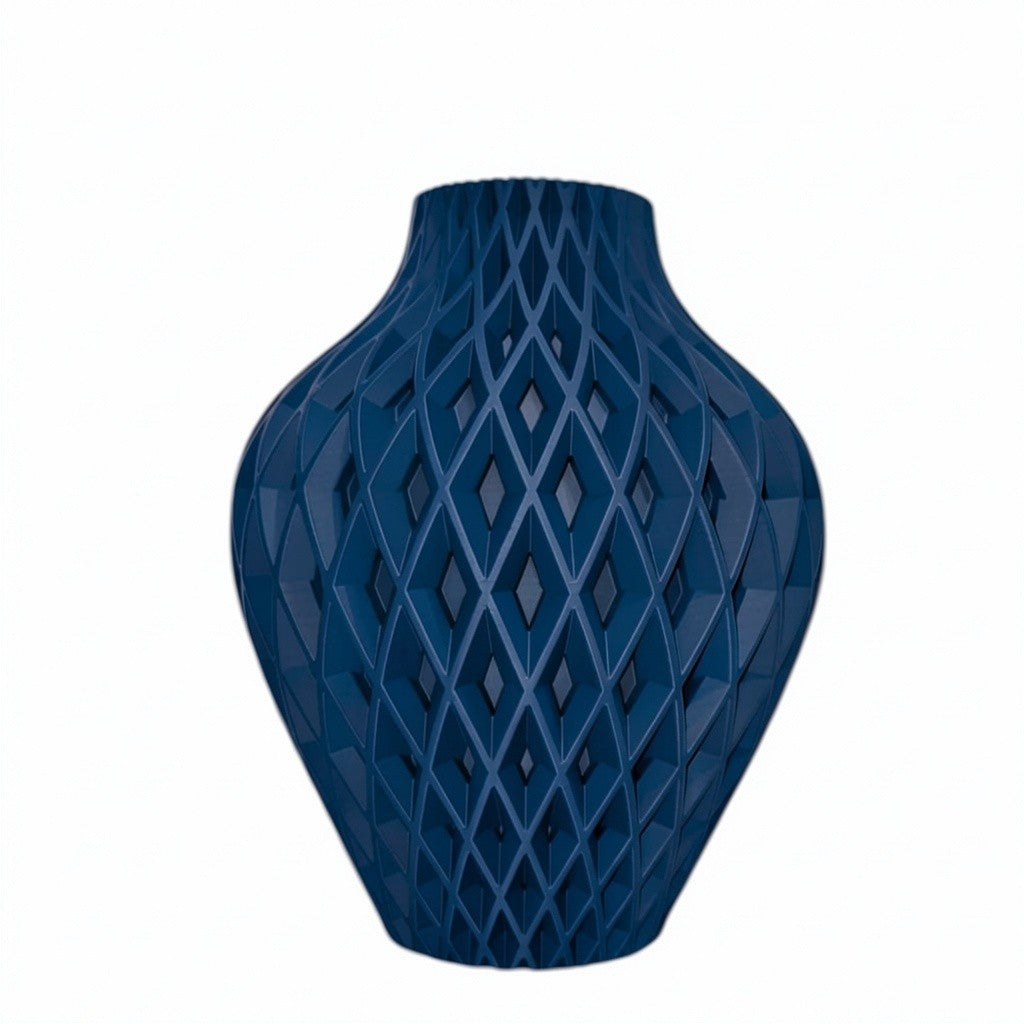 Diamora Vaas — Luxe Design Vaas met Diamantpatroon