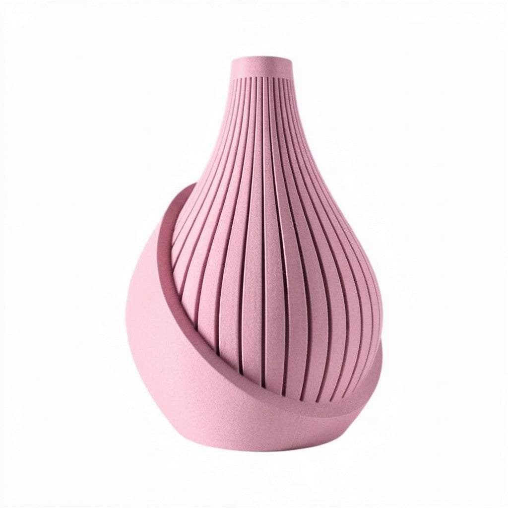 Helixa vaas roze
