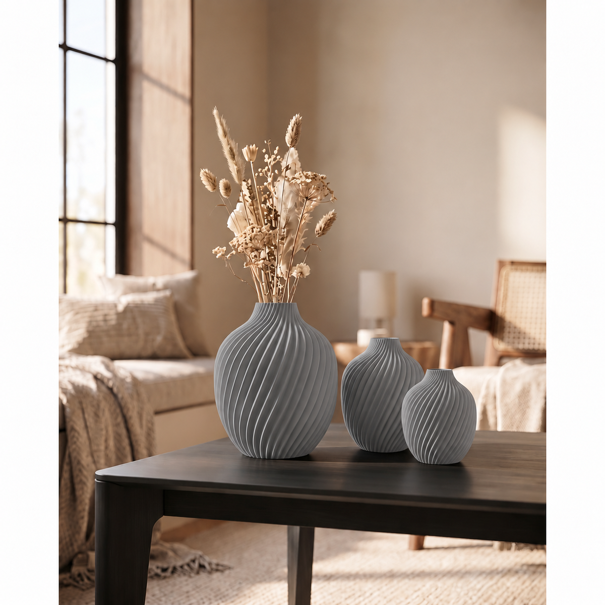 Lumora Set – 3-delige designvazenset