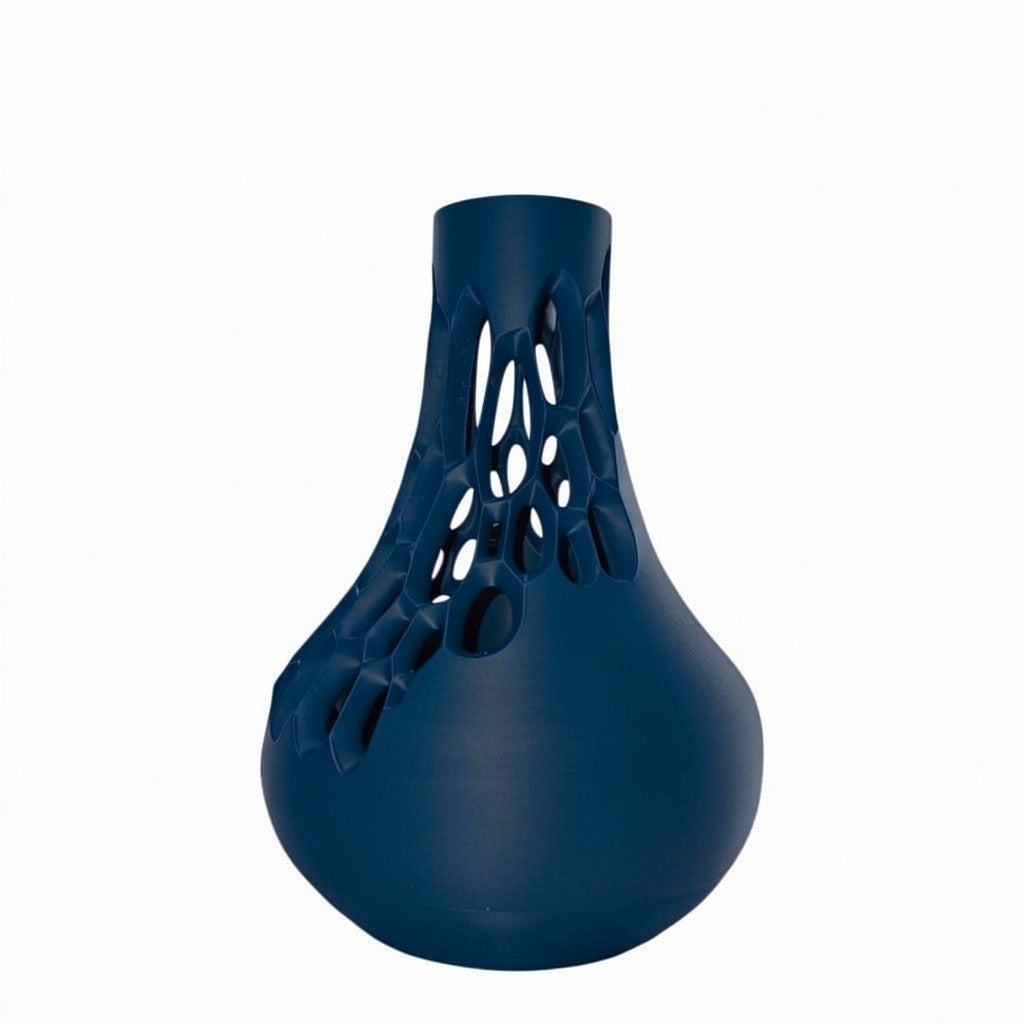 Nectra vaas blauw