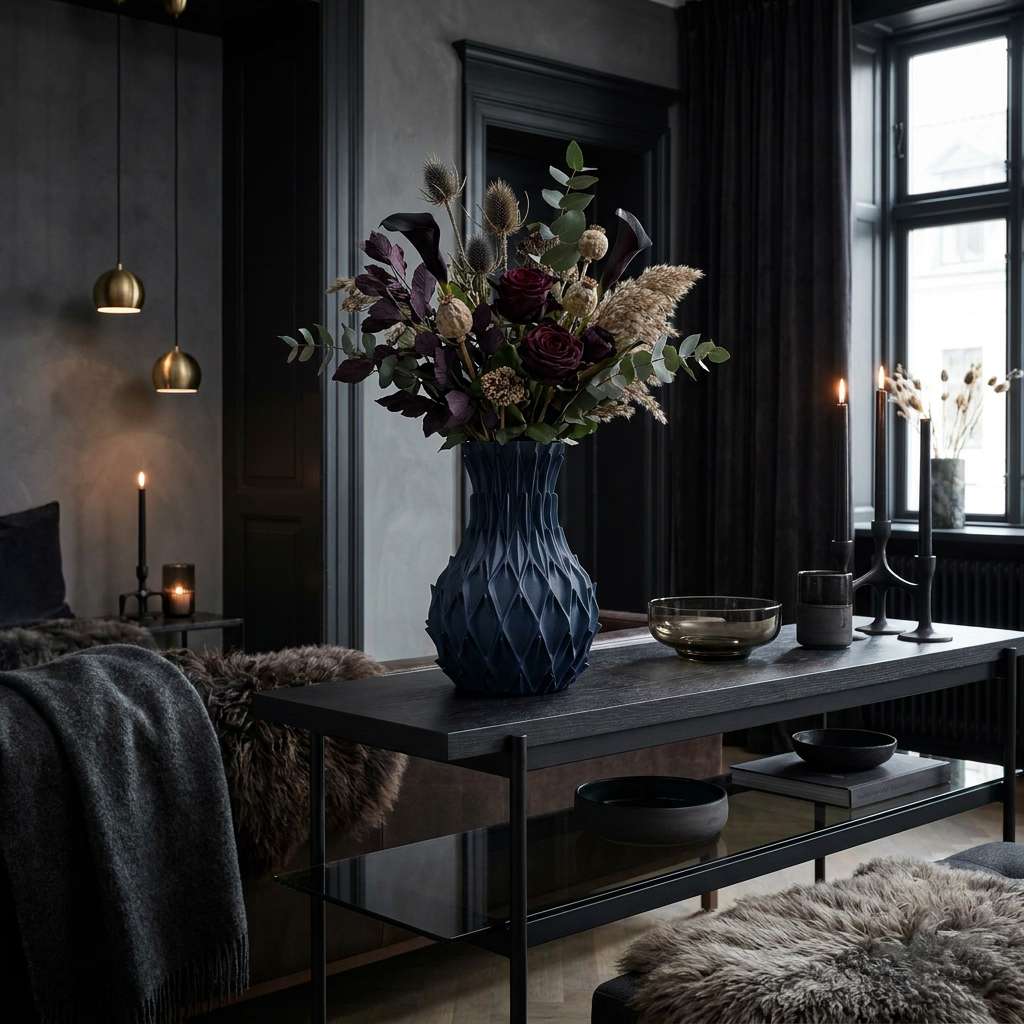 Predathorn vaas blauw