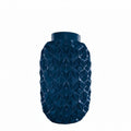 Prisma vaas blauw