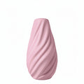 Spiraal vaas  roze