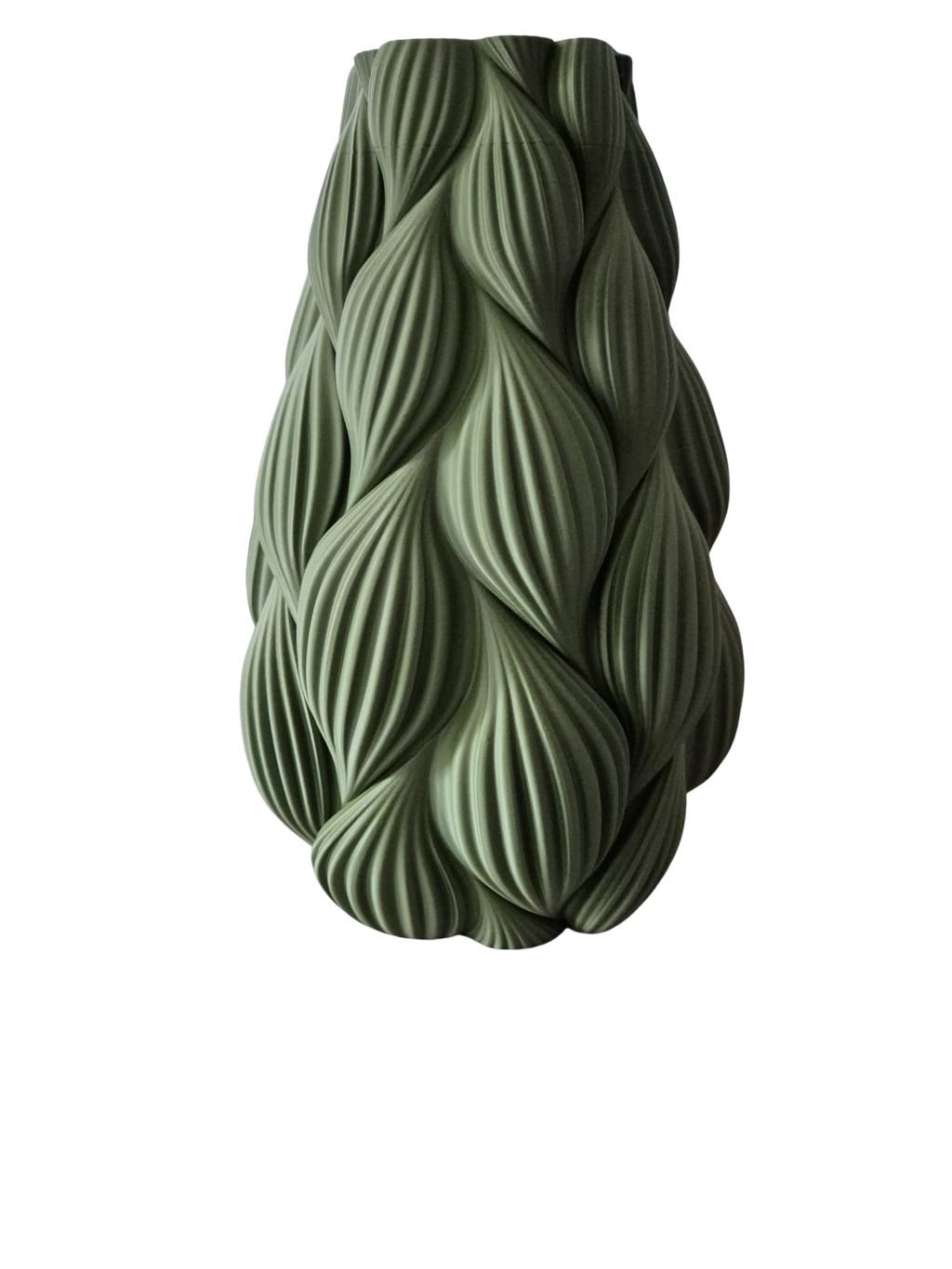 Bubble vaas olijf groen 25 cm (Tweedekans collectie)