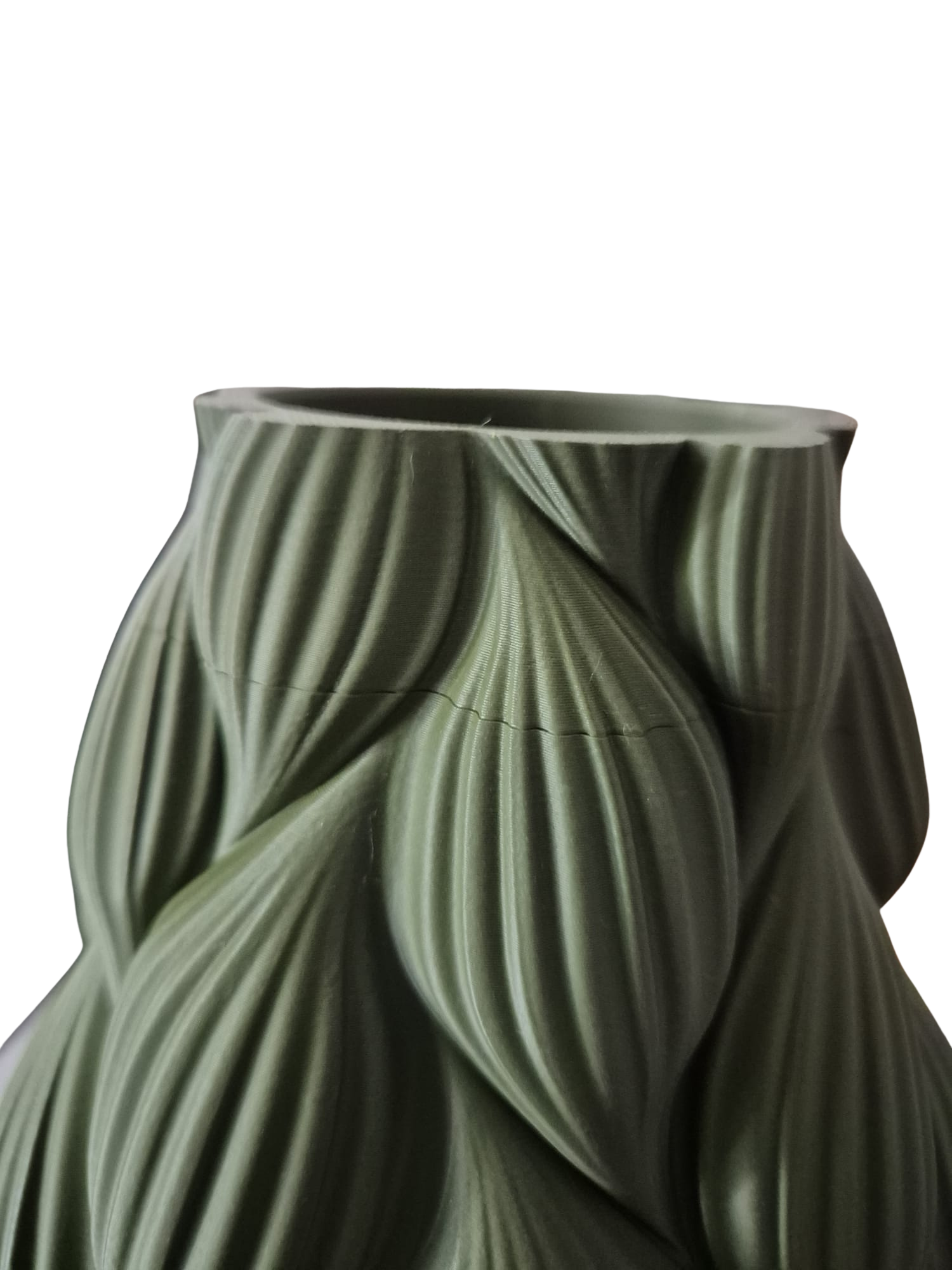 Bubble vaas olijf groen 25 cm (Tweedekans collectie)