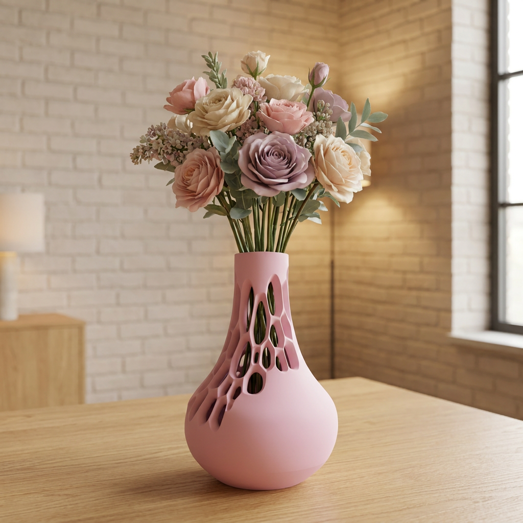 Nectra vaas roze