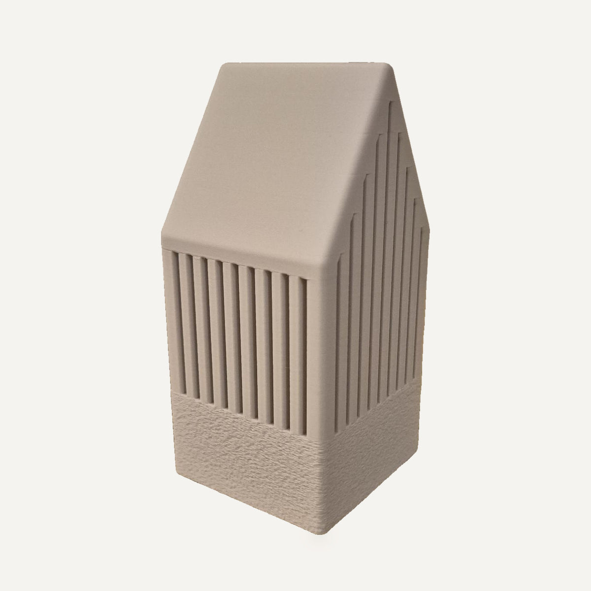 Sfeerhuisje voor ledverlichting in Bone White – groot, 11,5 cm