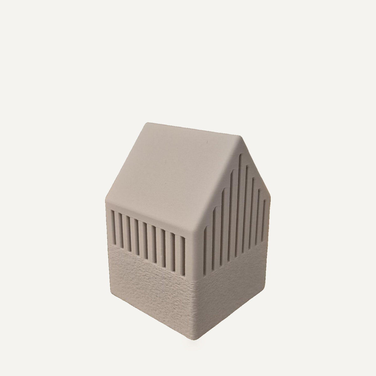 Sfeerhuisje voor ledverlichting in Bone White – klein, 8 cm