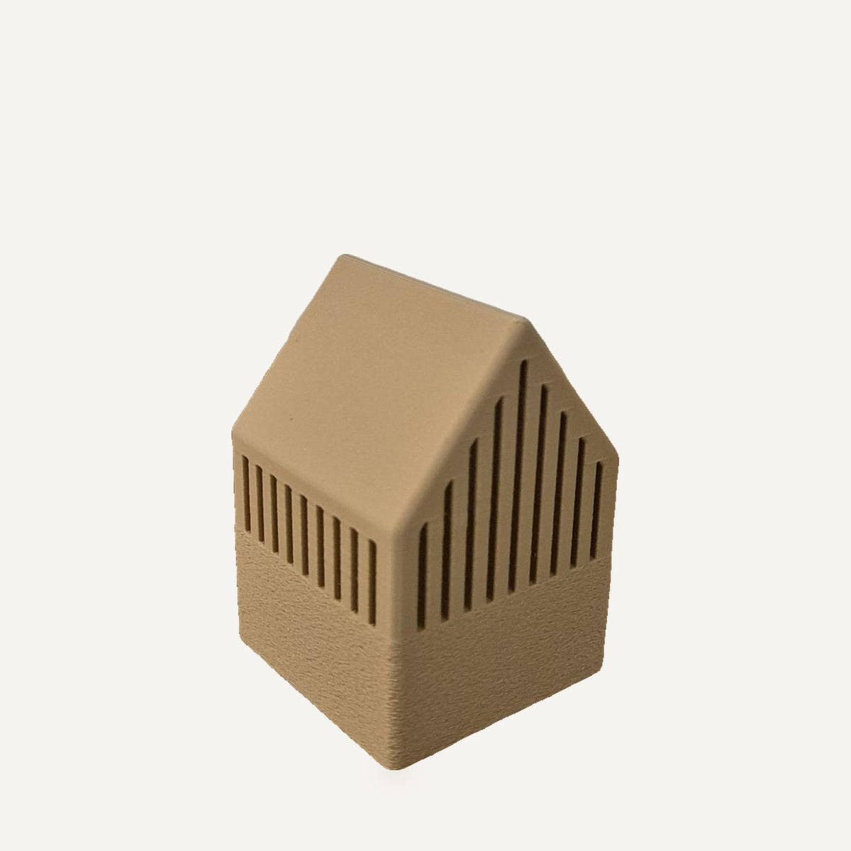 Sfeerhuisje voor ledverlichting in Mocha Dune – klein, 8 cm