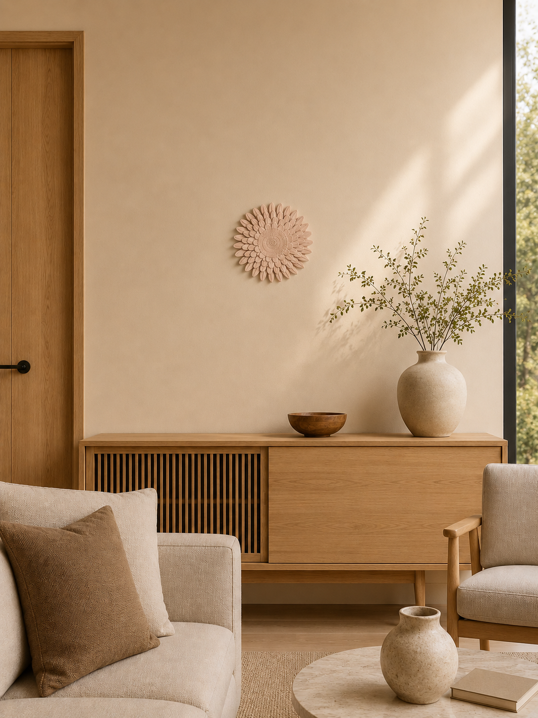 Zonnebloem Wanddecoratie 25 cm — Moderne Eyecatcher voor je Interieur
