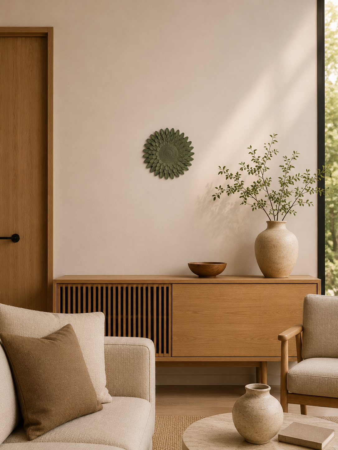 Zonnebloem Wanddecoratie 25 cm — Moderne Eyecatcher voor je Interieur