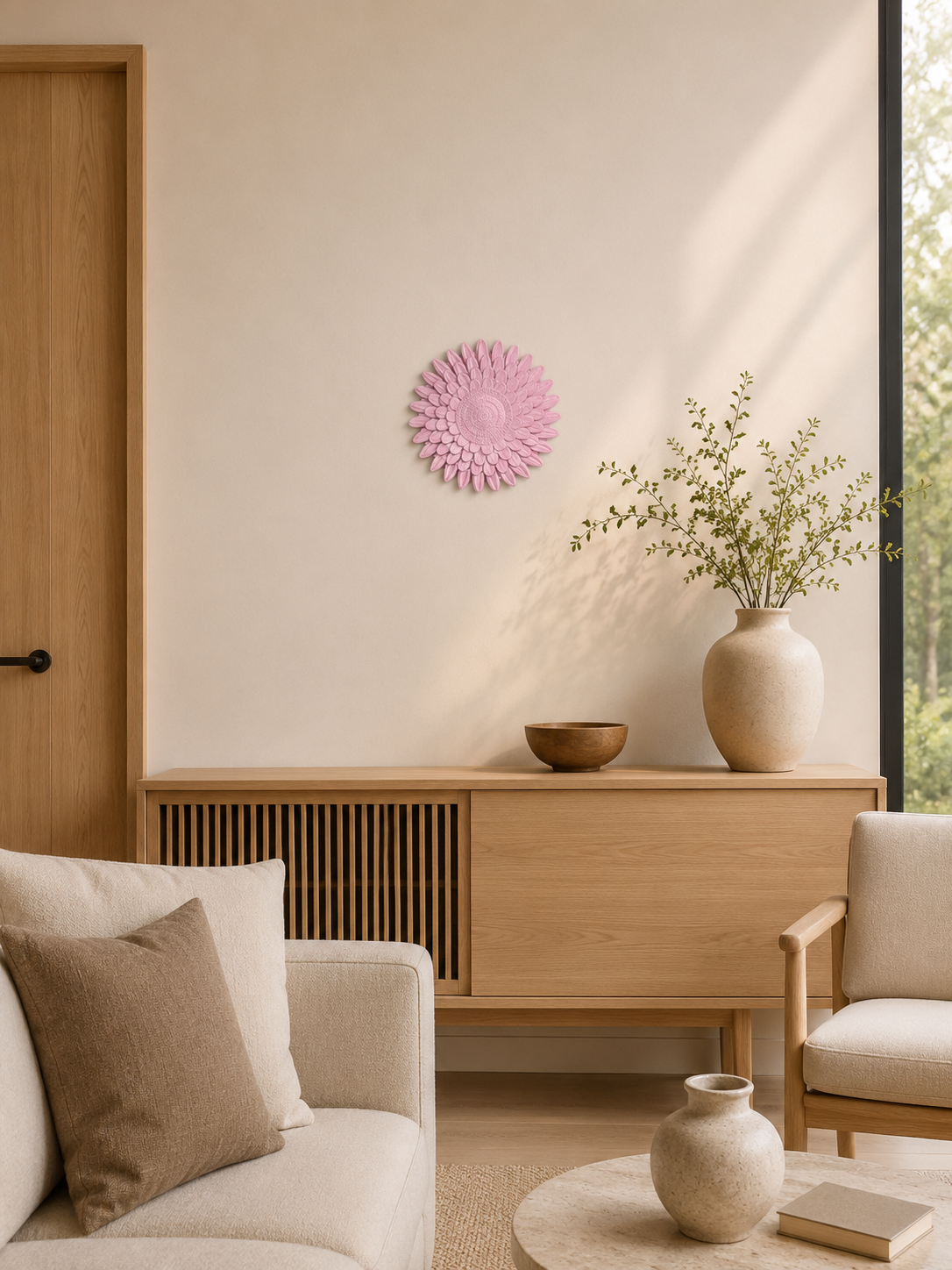 Zonnebloem Wanddecoratie 25 cm — Moderne Eyecatcher voor je Interieur