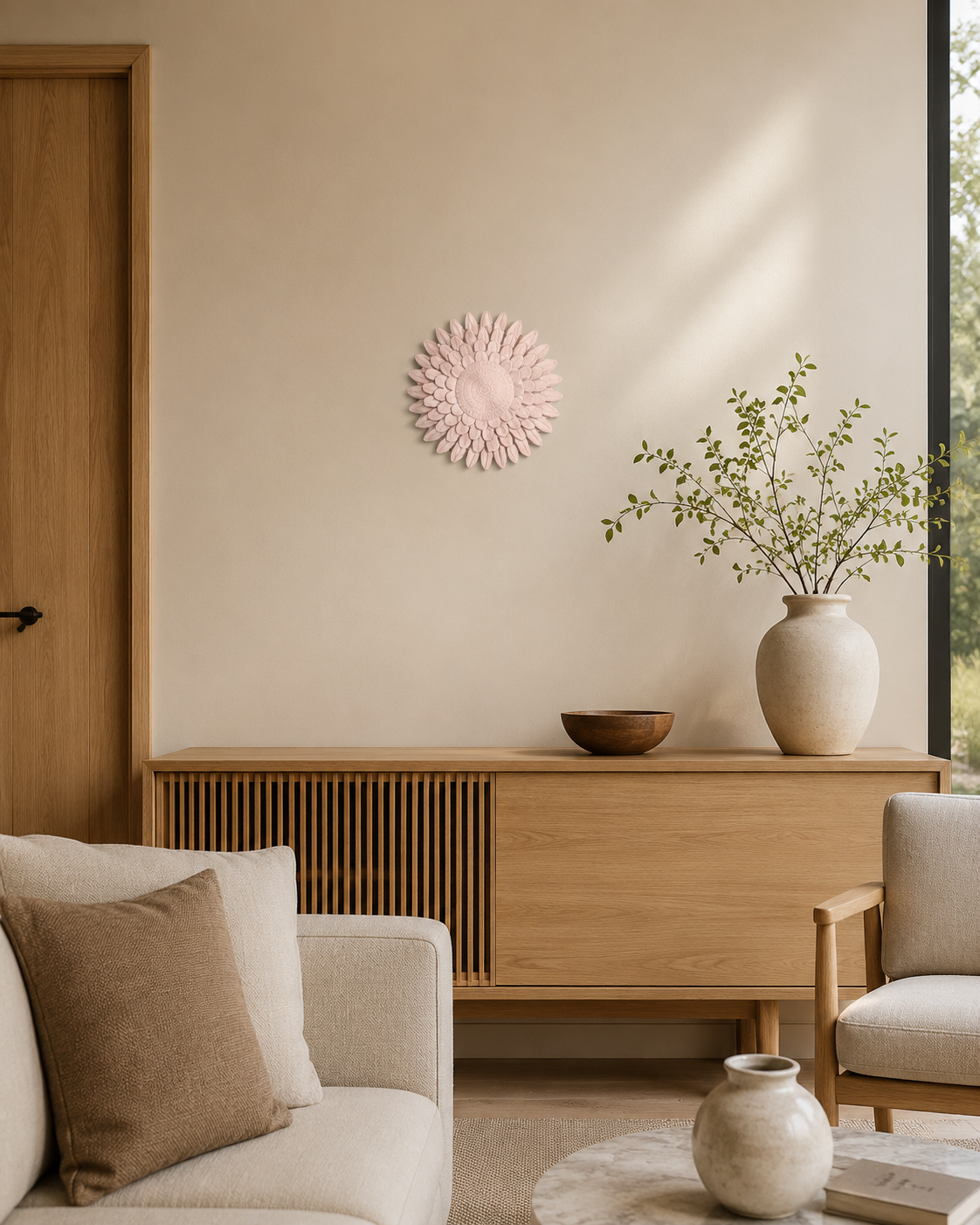 Zonnebloem Wanddecoratie 25 cm — Moderne Eyecatcher voor je Interieur